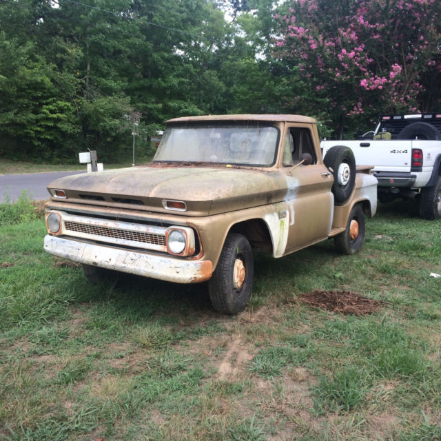 1966 Red Chevrolet C-10 Stepside