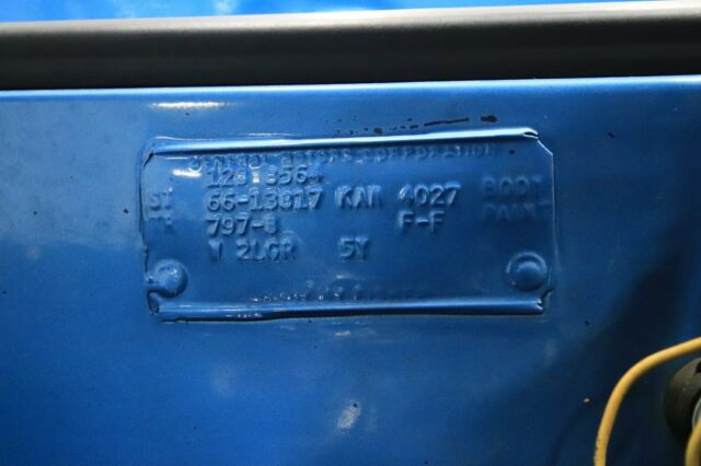 1966 Marina Blue Chevrolet Chevelle Coupe