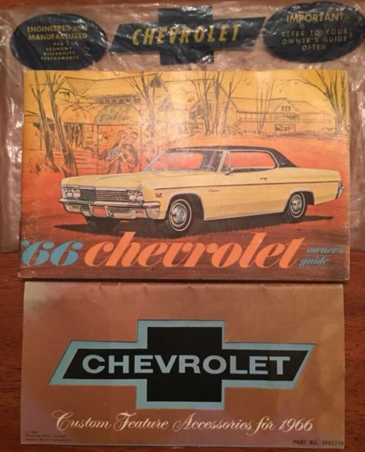 1966 Yellow Chevrolet Impala Convertible