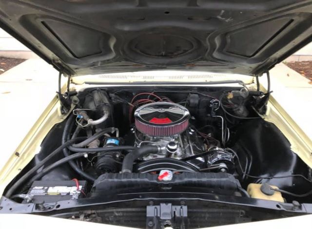 1966 Yellow Chevrolet Impala Convertible