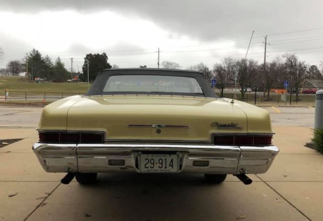 1966 Yellow Chevrolet Impala Convertible