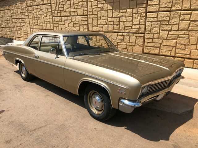 1966 Gold Chevrolet Bel Air/150/210 Sedan