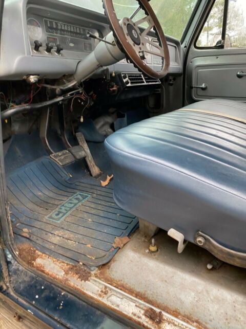 1966 Blue Chevrolet C-10 Standard Cab Pickup