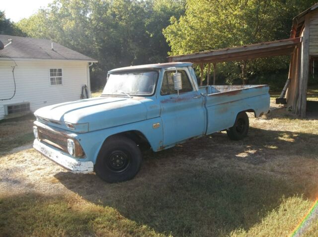 1966 Blue Chevrolet C-10 Standard Cab Pickup
