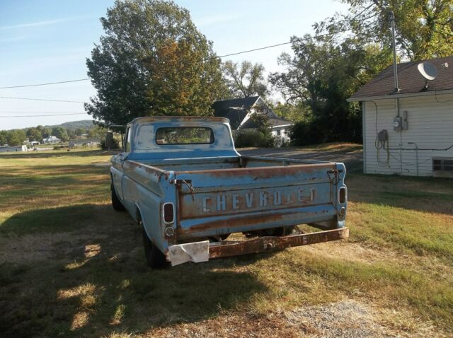 1966 Blue Chevrolet C-10 Standard Cab Pickup