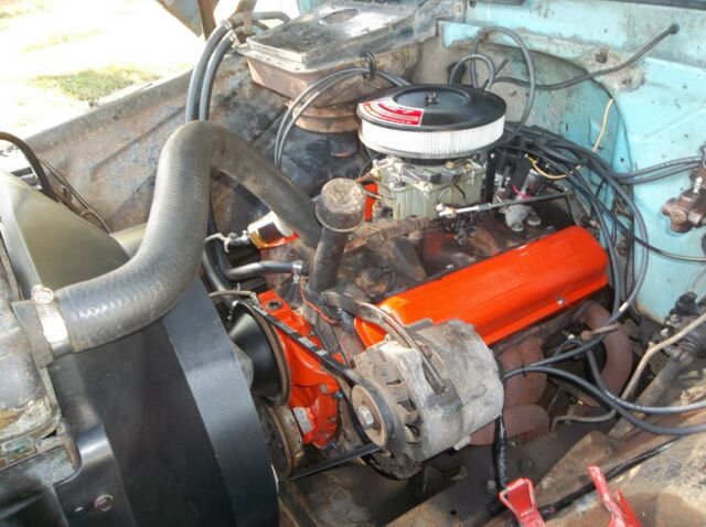 1966 Blue Chevrolet C-10 Standard Cab Pickup