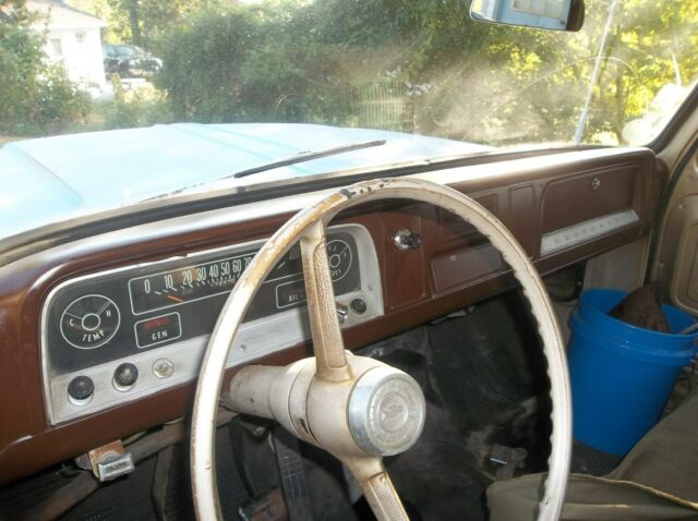 1966 Blue Chevrolet C-10 Standard Cab Pickup