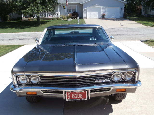 1966 Silver Chevrolet Capriceold Coupe