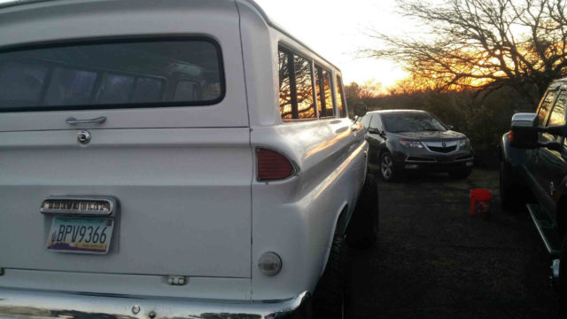 1966 White Chevrolet Suburban SUV