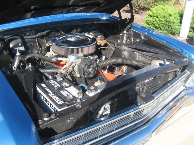 1966 Blue Chevrolet Nova Coupe