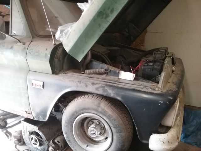 1966 Green Chevrolet C-10 Standard Cab Pickup