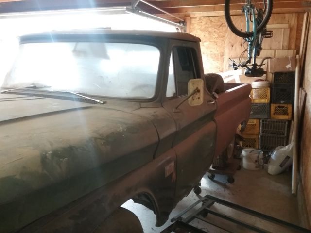 1966 Green Chevrolet C-10 Standard Cab Pickup