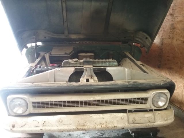 1966 Green Chevrolet C-10 Standard Cab Pickup