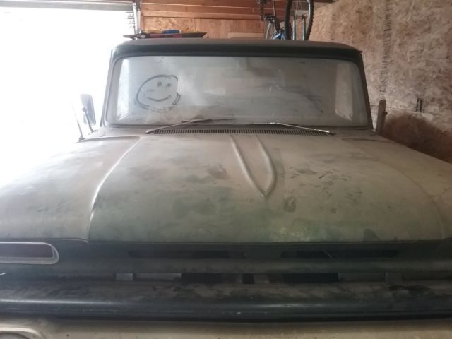 1966 Green Chevrolet C-10 Standard Cab Pickup