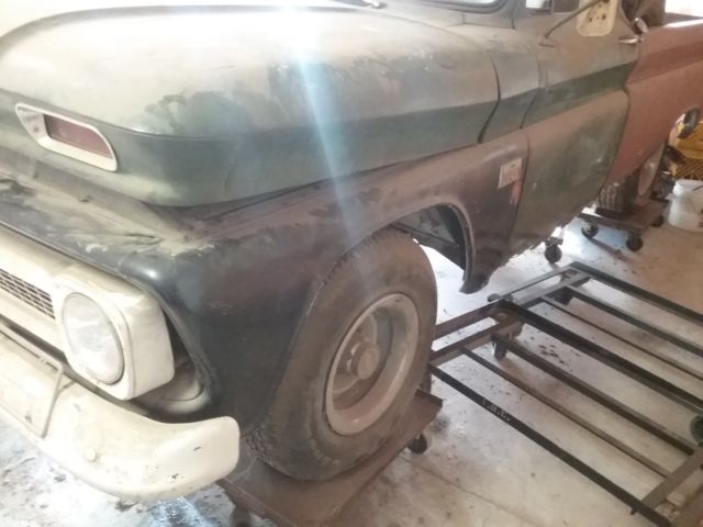 1966 Green Chevrolet C-10 Standard Cab Pickup