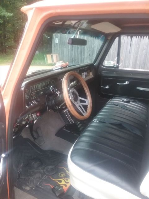 1966 Orange Chevrolet C-10 Standard Cab Pickup