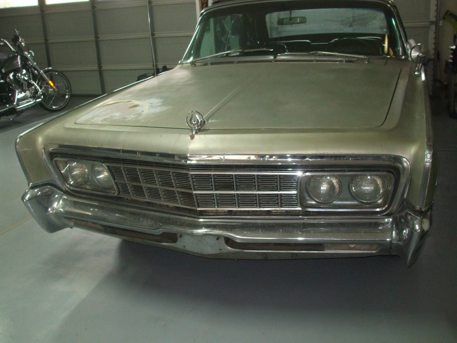 1966 SILVER GREEN Chrysler Imperial Convertible