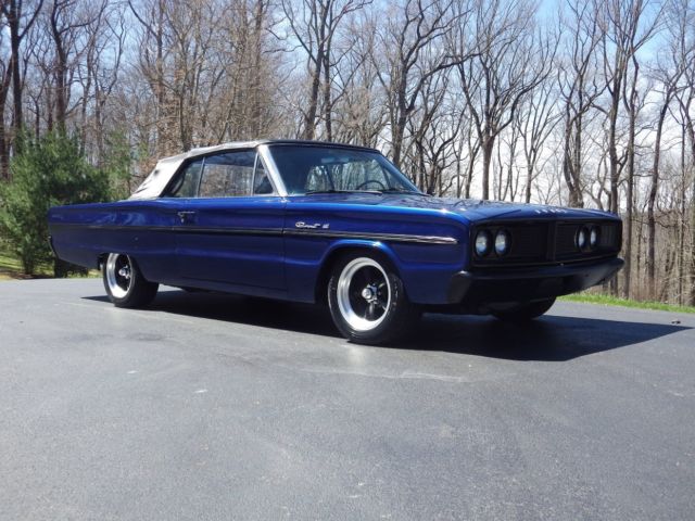 1966 Blue Dodge Coronet Convertible