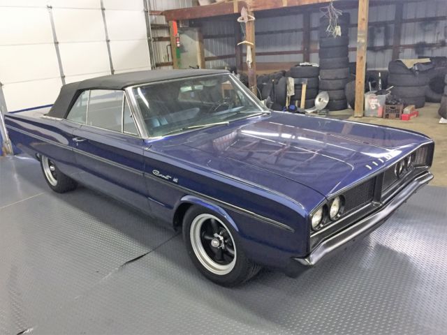 1966 Blue Dodge Coronet Convertible