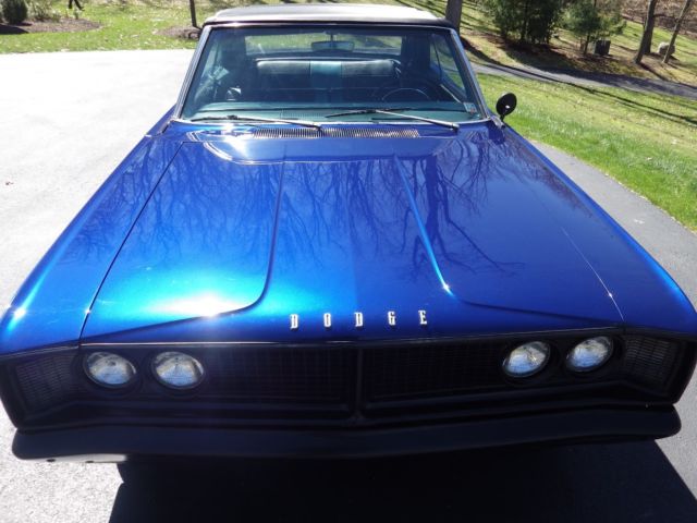 1966 Blue Dodge Coronet Convertible