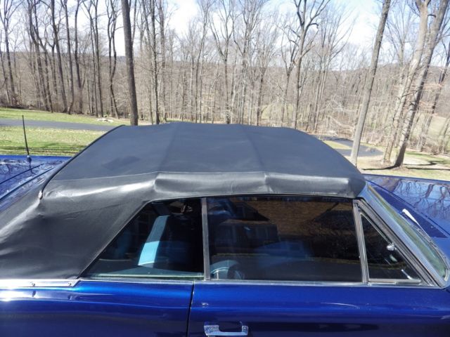 1966 Blue Dodge Coronet Convertible