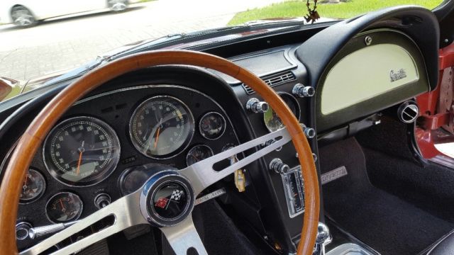 1966 Milano maroon Chevrolet Corvette Coupe