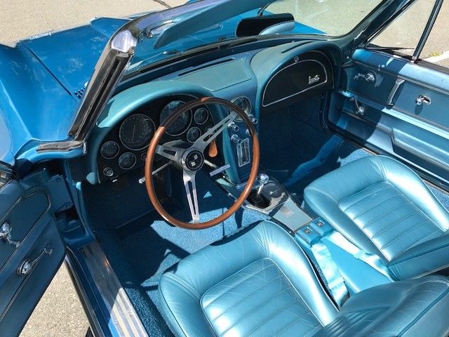 1966 Blue Chevrolet Corvette Convertible