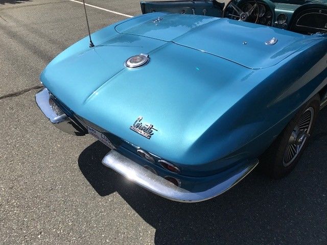 1966 Blue Chevrolet Corvette Convertible