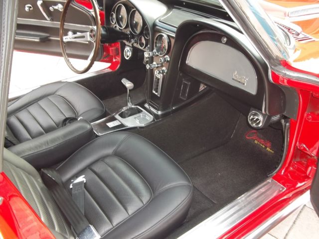1966 Red Chevrolet Corvette Convertible
