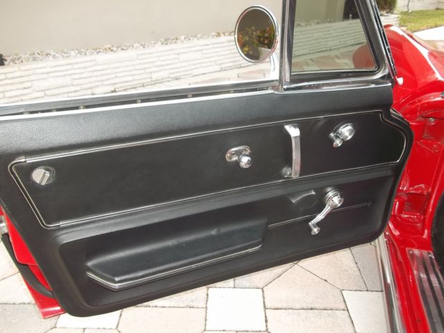 1966 Red Chevrolet Corvette Convertible