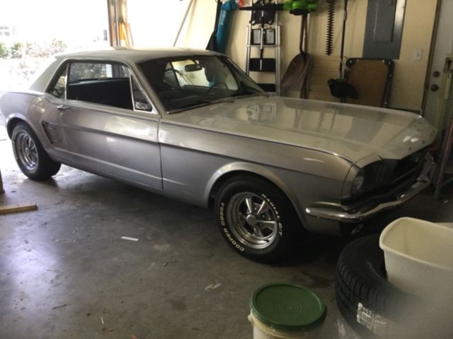 1966 Silver Ford Mustang Coupe