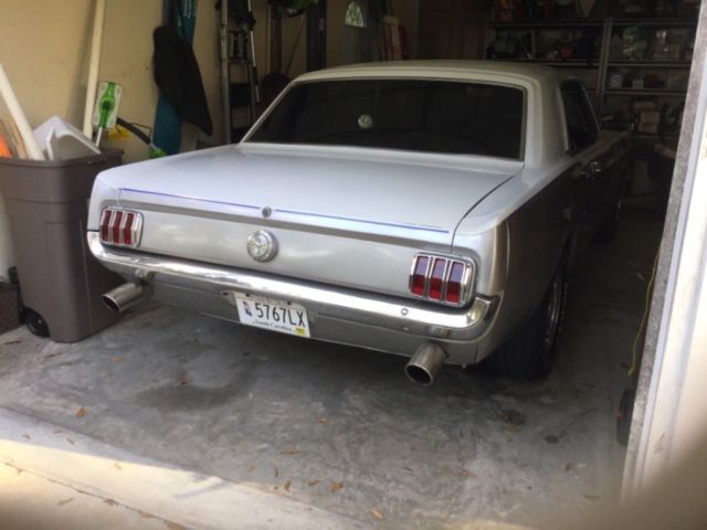 1966 Silver Ford Mustang Coupe