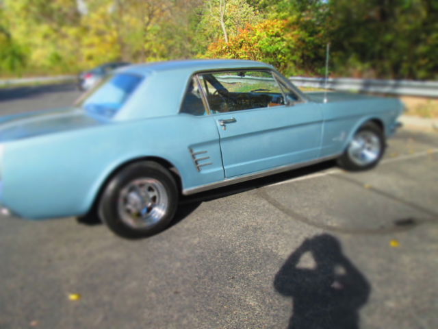 1966 Light Blue Ford Mustang Coupe