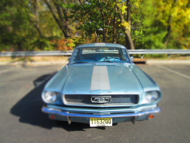 1966 Light Blue Ford Mustang Coupe