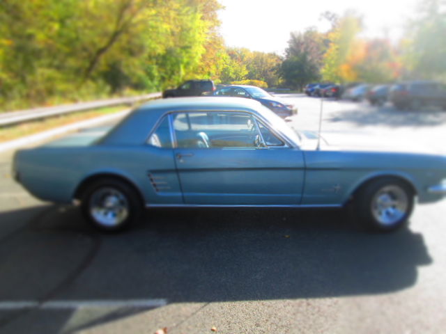 1966 Light Blue Ford Mustang Coupe