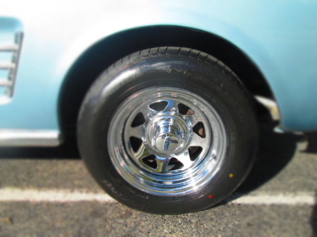 1966 Light Blue Ford Mustang Coupe