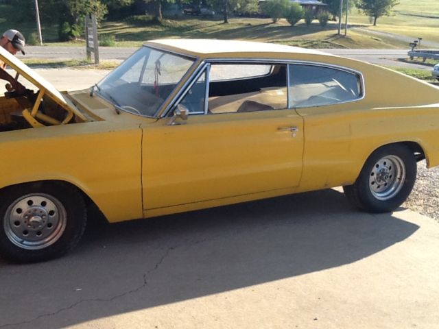 1966 Yellow Dodge Charger Fastback