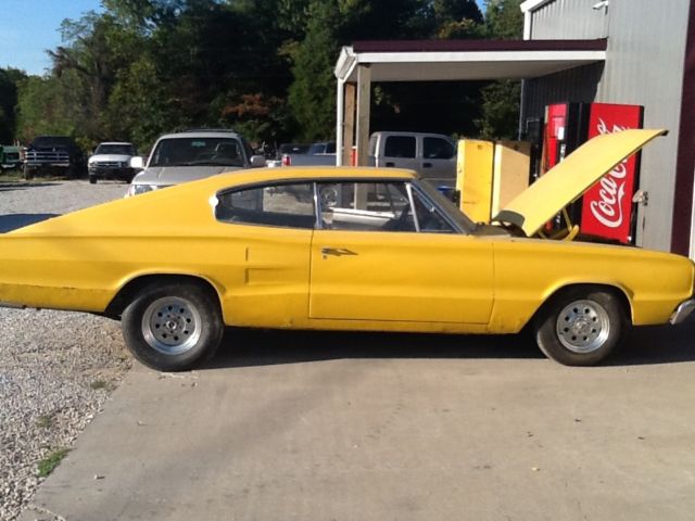 1966 Yellow Dodge Charger Fastback