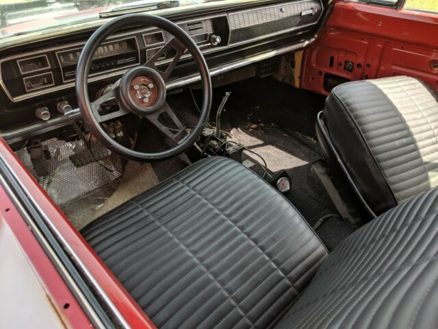 1966 Red Dodge Coronet Coupe
