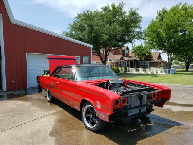 1966 Red Dodge Coronet Coupe