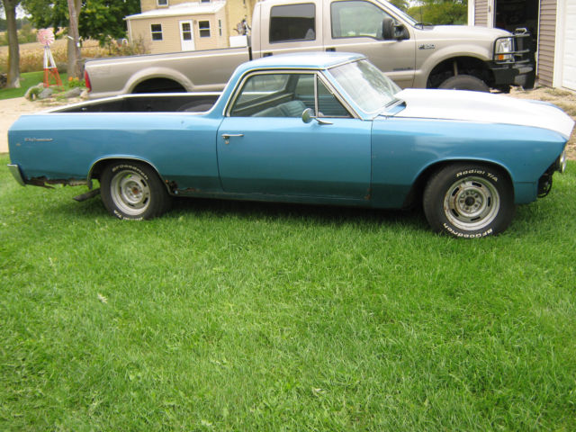 1966 Blue Chevrolet El Camino