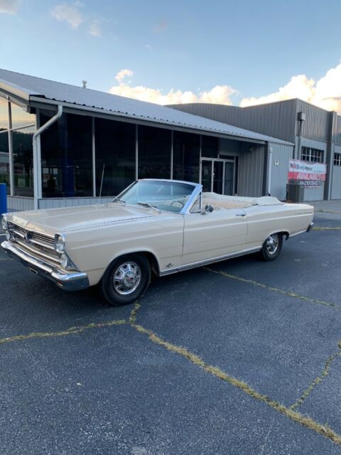 1966 Tan Ford Fairlane Convertible