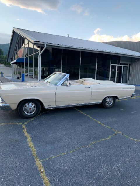 1966 Tan Ford Fairlane Convertible
