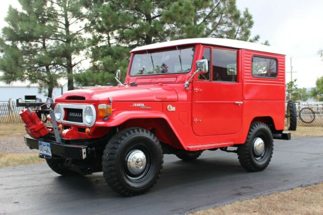 1966 Red Toyota Land Cruiser