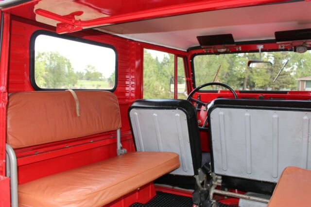 1966 Red Toyota Land Cruiser