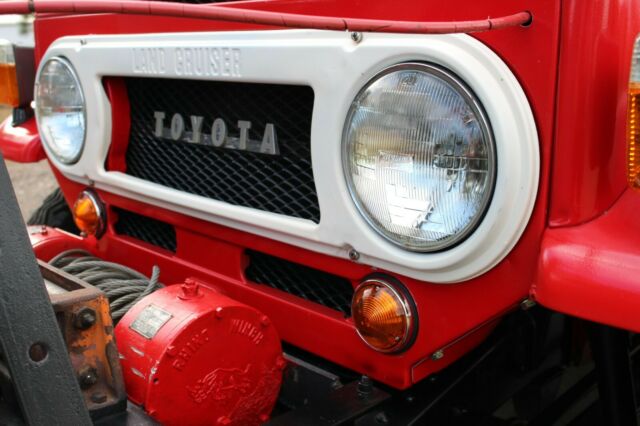 1966 Red Toyota Land Cruiser