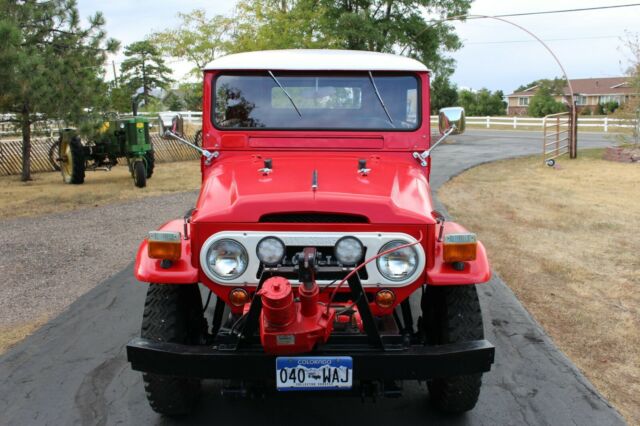 1966 Red Toyota Land Cruiser