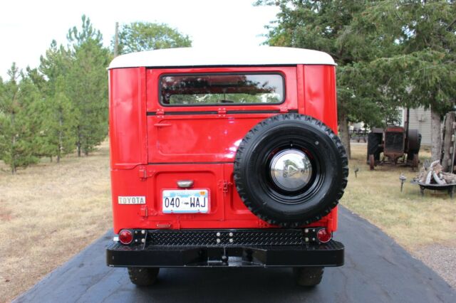 1966 Red Toyota Land Cruiser