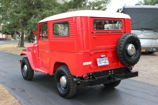 1966 Red Toyota Land Cruiser