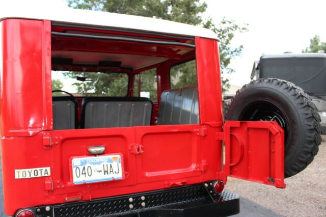 1966 Red Toyota Land Cruiser